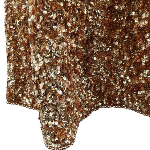 Vintage All Gold Sequin Dress - Picture 7 of 13